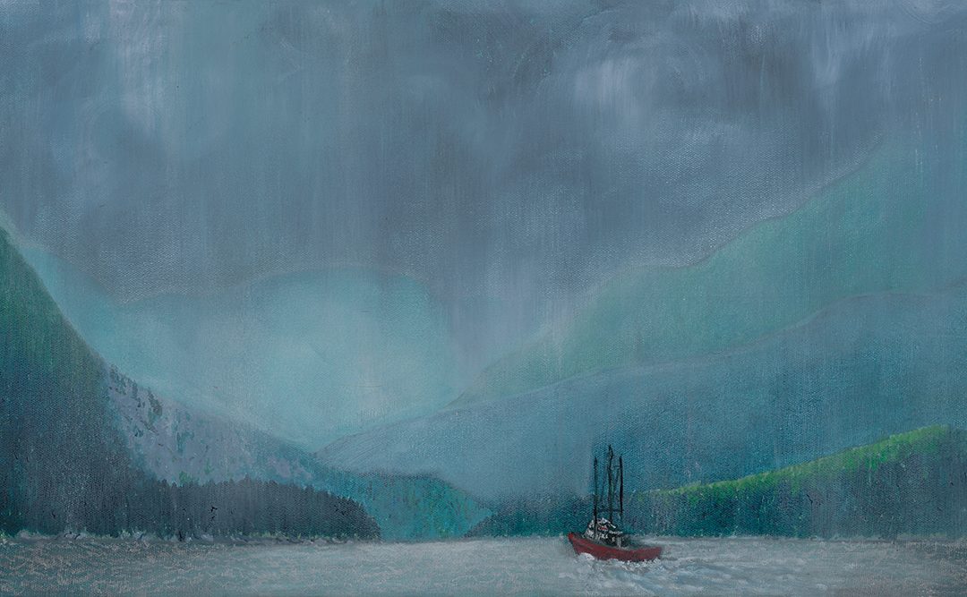 Entering the Yucultas in a Squall
